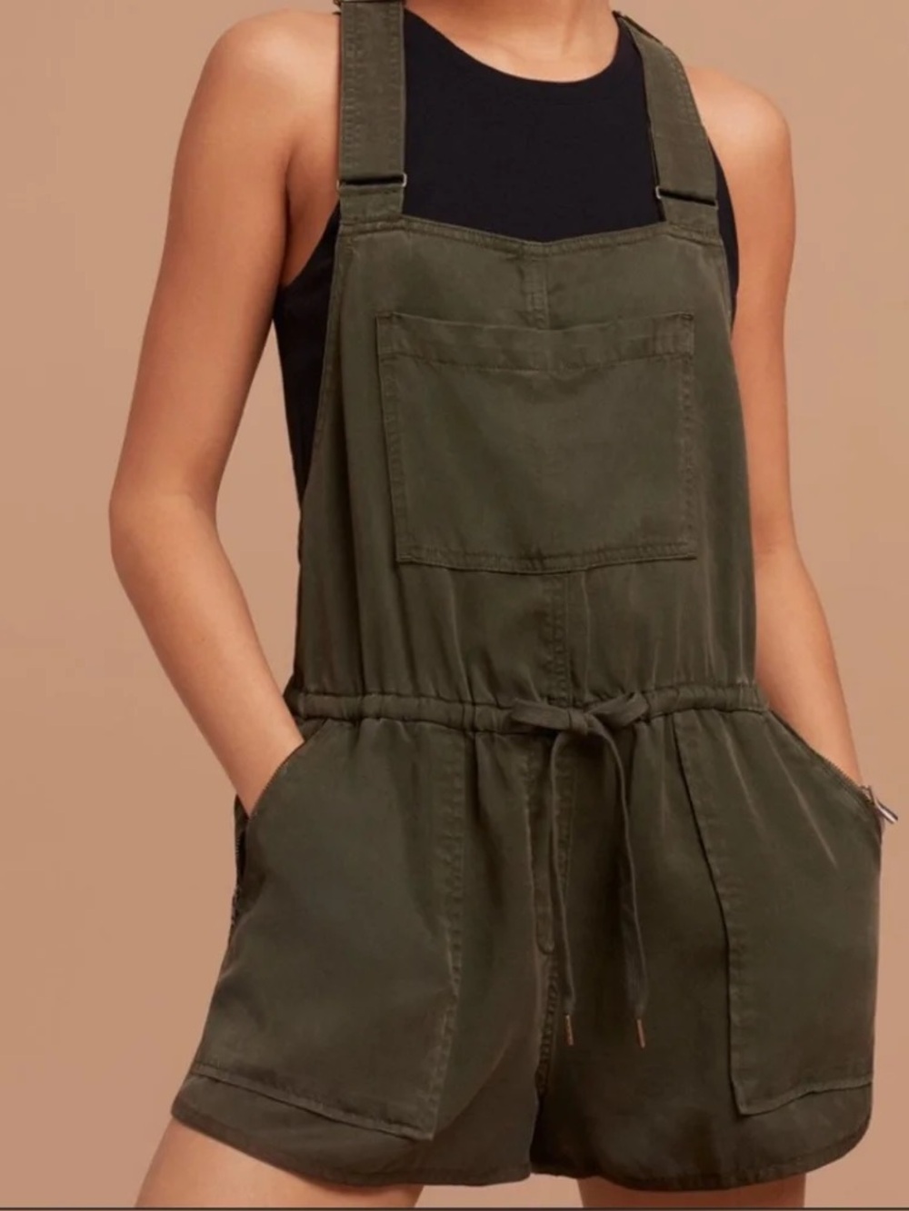 Aritzia Wilfred Free Beatriz Overall Shorts Romper S